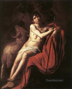 Desnudo Painting - San Juan Bautista3 Caravaggio desnudo
